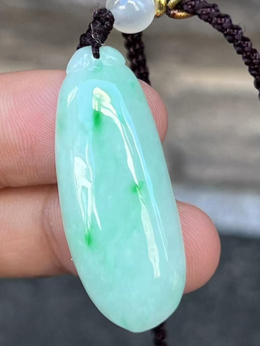 【云意轩翡翠】编号：6650 糯冰绿底翡翠福瓜  天然翡翠 附证书 商品图2