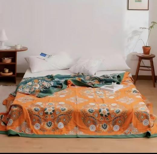 【武汉-蔡甸】汉棉盖毯多款多色纯棉纱布毛巾被150*200/200*230 商品图0