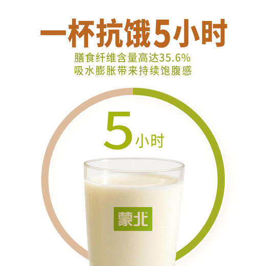 蒙北天然燕麦麸皮高纤代餐冲饮 健身营养早餐无蔗糖添加即食原味 商品图4