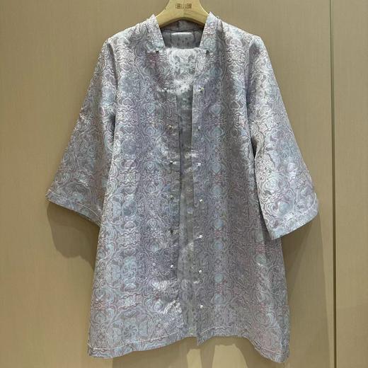 【线上专属】开衫（24810916Y暮山紫·手工花罗） 商品图0