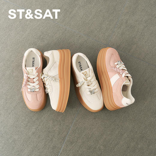 星期六甜梦时光蝴蝶厚底德训鞋SSD1112435 商品图5