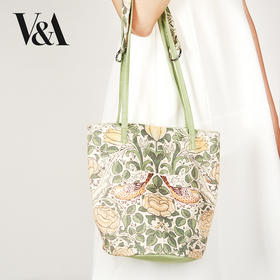 V&A博物馆 工艺美术系列 玫瑰可斜挎桶包 单肩包