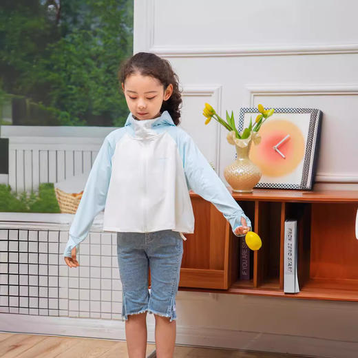 【夏日必备！儿童斗篷遮阳】儿童防晒衣 男童冰丝夏季透气 防紫外线女童斗篷 遮阳户外upf50 亲子装防晒-QQ 商品图1
