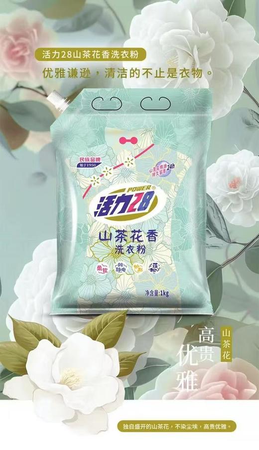 山茶花洗衣粉花香持久留香强效去污去渍宿舍学生 商品图3