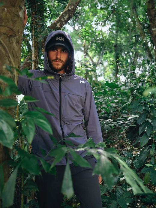 点此购买 海丽汉森春夏季男士防晒户外休闲舒适透汽外套 bk 316843 商品图5