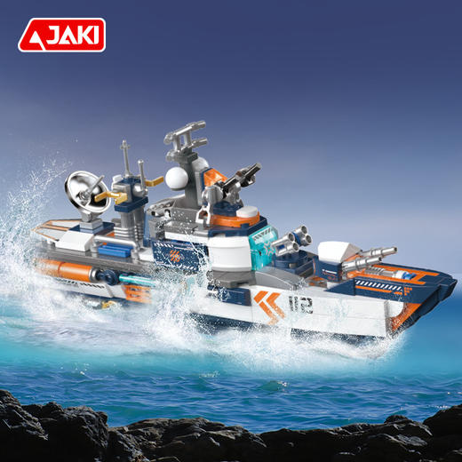 【战地争霸军事积木系列】JAKI佳奇战地争霸军事积木 坦克大炮飞机 太空 航空母舰拼装玩具 商品图2