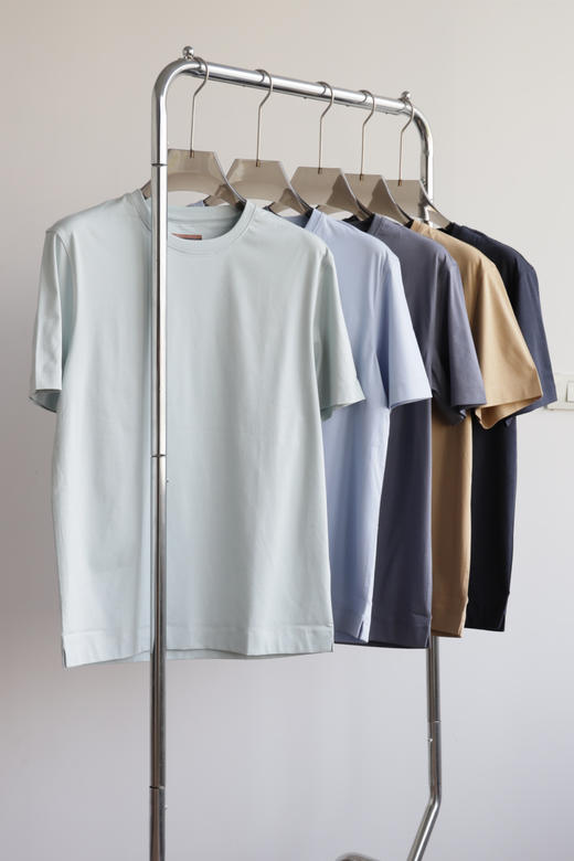 汉麻棉凉感冰瓷天丝短袖T恤 TX463 商品图0