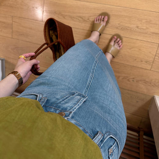 【预售7天】良木礼牛仔半身裙（91815-1） 商品图1