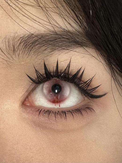 NinaMond日抛美瞳 白瞳血泪 14.5mm【单盒不发货哦】 商品图0