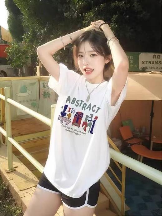 工厂直促价【100%棉】情侣（趣味花瓶-大标）柯式印花短袖T恤-喜出 商品图3