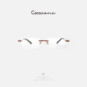 COCO ZONE 刘一一 2025无边框简约女式百搭眼镜 CD2A0840