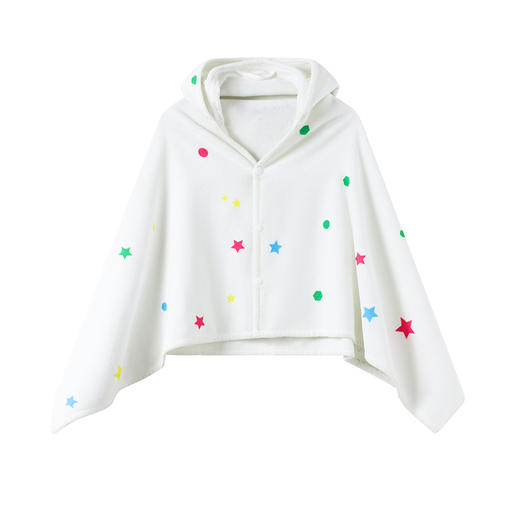 CryingCenter 哭喊3C蛇年系列连帽彩星速干可穿式居家浴巾毛巾 商品图3