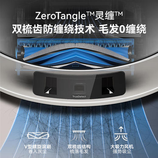 科沃斯经典款T30_PRO扫地机器人扫拖一体自动清洗全自动洗地机智能家用自动上下水【】_T30__PRO皓月银水箱版【新】 商品图3