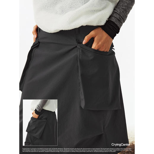 CryingCenter A形侧腰半立体口袋半裙 哭喊中心 商品图1