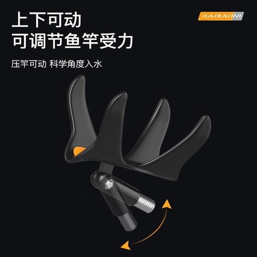 佳钓尼双头支架头钓鱼竿架羊角头黑坑竞技炮台架杆头配件防滑大物 商品图2