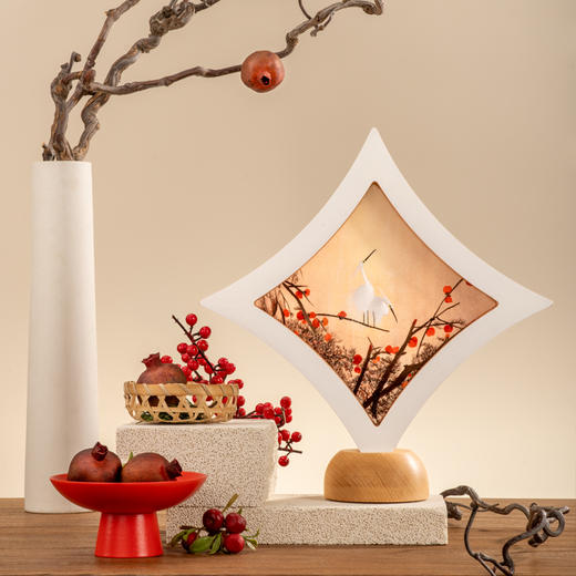 艶湘绣 时来运转双面绣摆件 商品图5