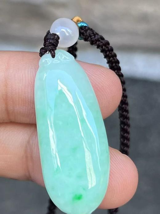 【云意轩翡翠】编号：6609 糯冰绿底翡翠福瓜  天然翡翠 附证书 商品图1