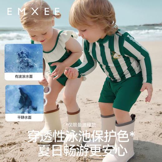 【婴童泳衣】嫚熙童装男宝分体泳衣儿童凉感小童新款夏季男童防晒婴儿泳装 商品图1