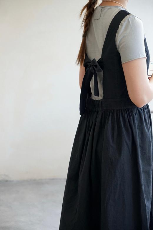 AEQUAMENTE 绑带蝴蝶结细节背心裙连衣裙 商品图12