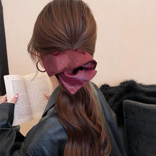 美拉德方巾大肠发圈女高弹力扎头发头绳发饰丸子头马尾发绳 商品图2