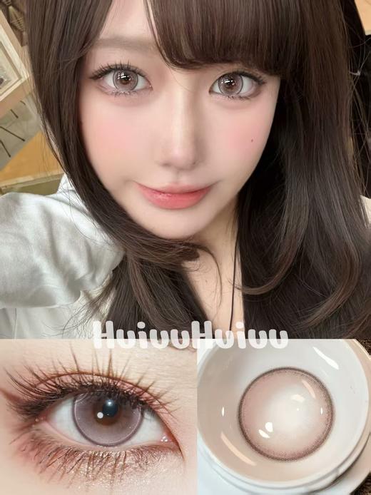 【大直径】PUFF GIRL-桃你喜欢 粉-14.5mm【半年抛 度数0-800度 含525/575】 商品图0