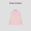 ROMI STUDIO“”纯棉复古砂洗粉经典款翻领衬衣RW24SSD0408 商品缩略图0
