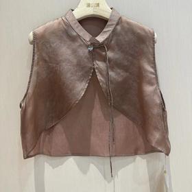 【线上专属】马甲(23704119-丁香褐)