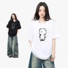 工厂直促价【100%棉】美-情侣（大白熊-大标）柯式印花短袖T恤-喜出 商品缩略图0