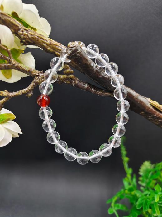 天然白水晶手串 商品图0