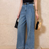 【预售7天】良木礼腰带阔腿牛仔裤（22103） 商品缩略图4