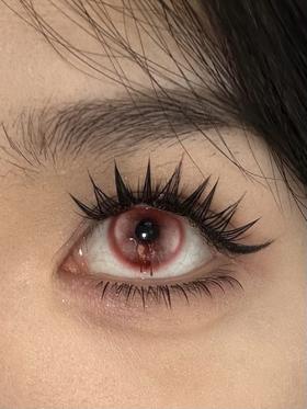 NinaMond日抛美瞳 红瞳血泪 14.5mm【单盒不发货哦】