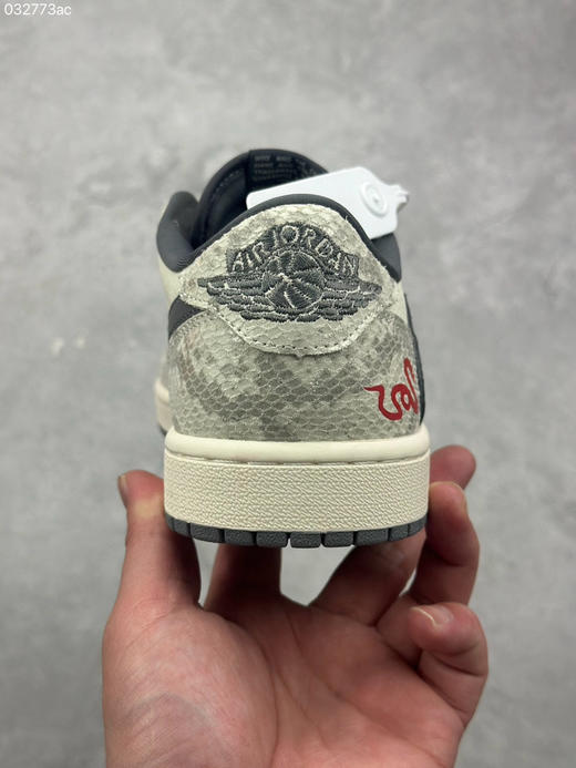 夏季特惠💰390 Travis Scott x Air Jordan 1 AJ1乔1 TS 联名倒钩 原鞋原数据开发 商品图7
