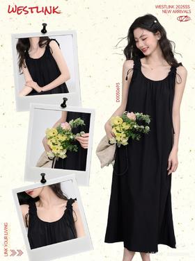 显瘦气质小黑裙，简简单单就很好看