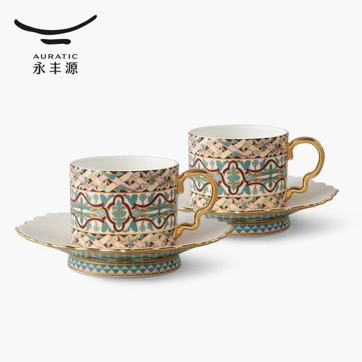 【6F】国瓷永丰源 紫金华彩4头茶咖杯 商品图0