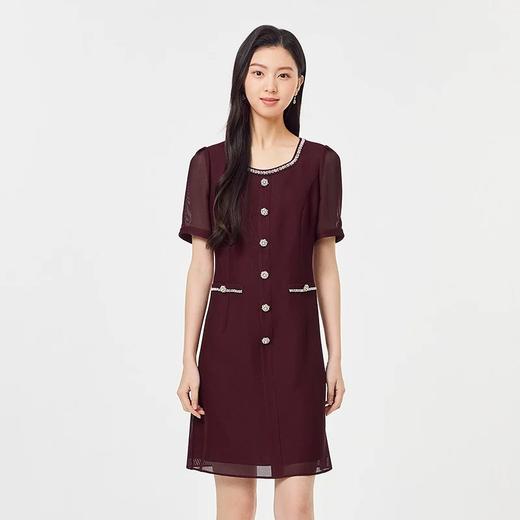 Koradior珂莱蒂尔25年夏气质通勤小香风连衣裙女 商品图1