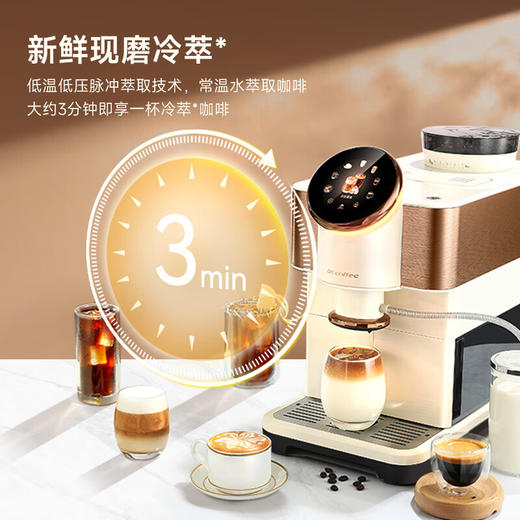 咖博士（Dr.coffee）【】全自动咖啡机意式家用小型冷热双萃研磨一体机一键现磨冷萃H2pro【新】 商品图1