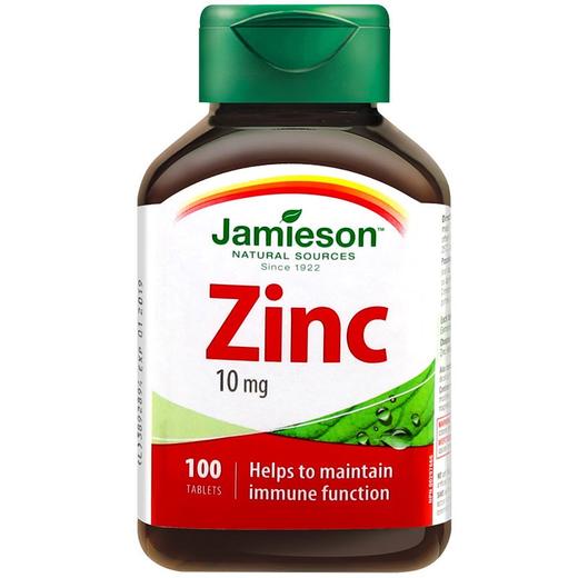 【保税仓】JAMIESON锌营养片10mg100片 商品图0