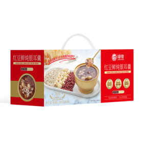 绿帝红豆鲜炖银耳羹260克X6碗【GA】