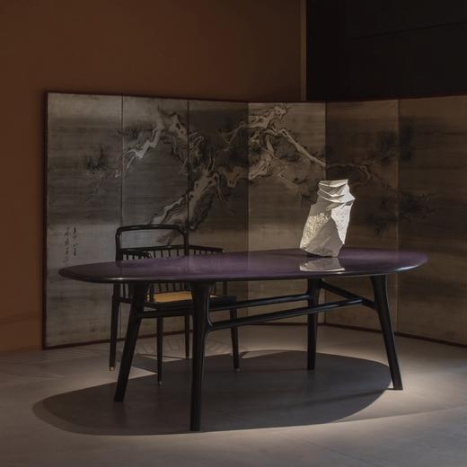 大漆丘山茶桌 商品图0