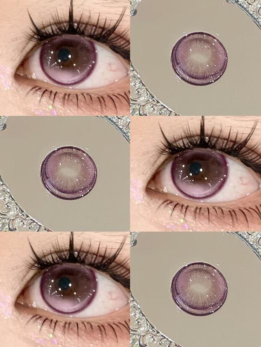 Yeelens旗下 半年抛·S19困困小狗&S20淡颜茶棕&S21恋综妹宝  14.2mm白狮参考着色中大直径  2片 商品图9