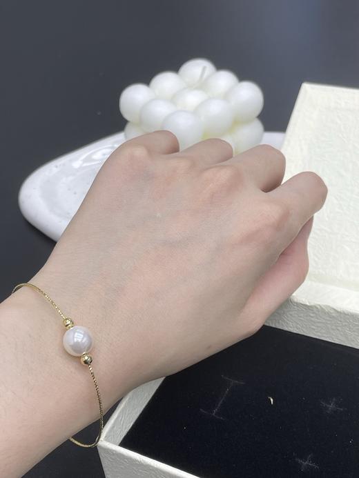 品牌订单14K镀金进口施华洛极光路路通珍珠手镯 商品图6