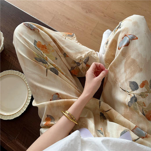 【任选两条】空调防蚊绵绸九分裤，居家通勤可穿舒适亲肤。清凉速干多色可选 商品图2