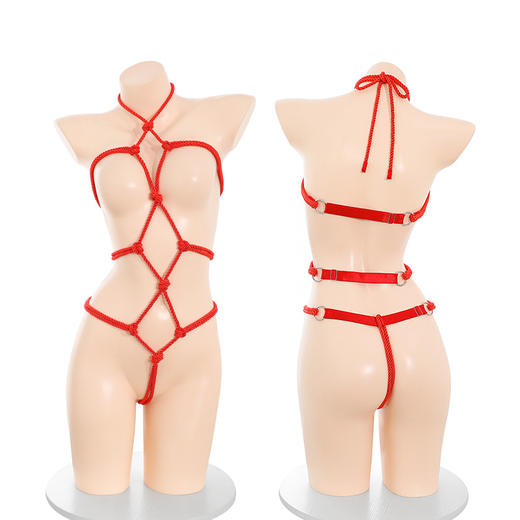 霏慕 寻欢性感捆绑束缚绳衣6100 sm束缚捆绑绳衣性感制服诱惑 商品图10