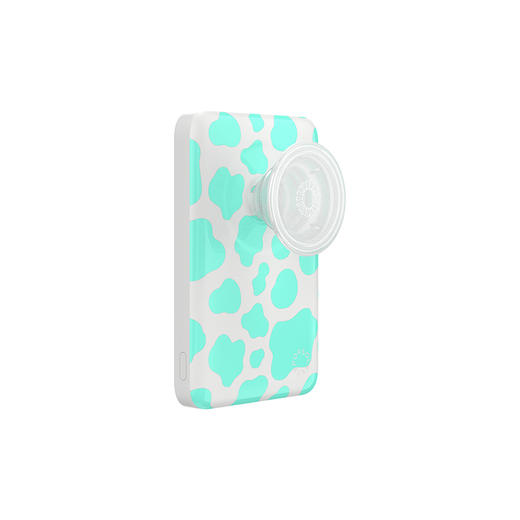 【磁吸充电宝】薄荷奶牛·MagSafe充电宝 OTHER配件 Power充电宝系列 绿洲物语 蓝色 拼贴 商品图0