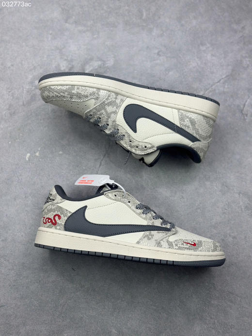 夏季特惠💰390 Travis Scott x Air Jordan 1 AJ1乔1 TS 联名倒钩 原鞋原数据开发 商品图4