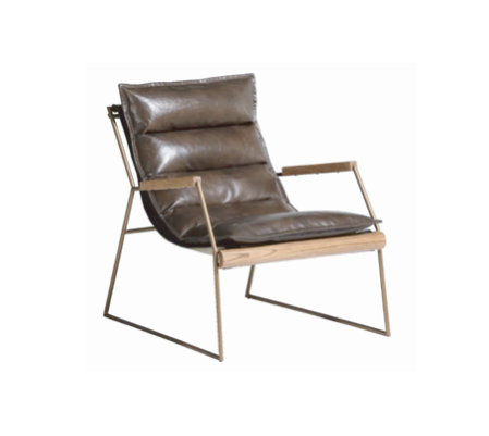 懂窝｜安尼塔 皮艺休闲椅 Anita Leather Accent Chair