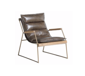 懂窝｜安尼塔 皮艺休闲椅 Anita Leather Accent Chair