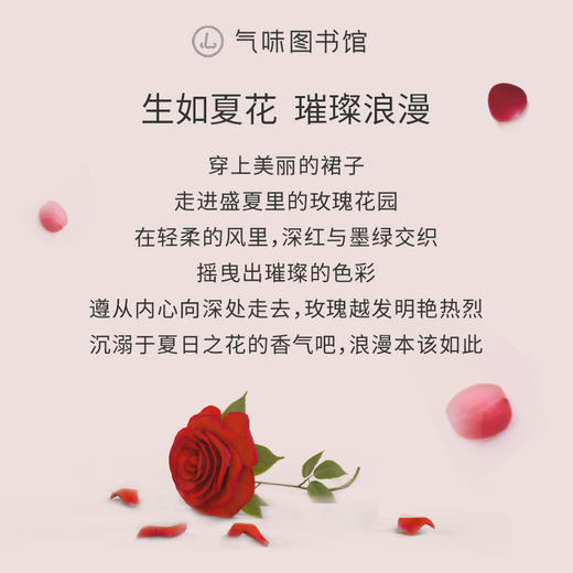 【花香调香水】气味图书馆淡香水坠入玫瑰海香型50ml 商品图1