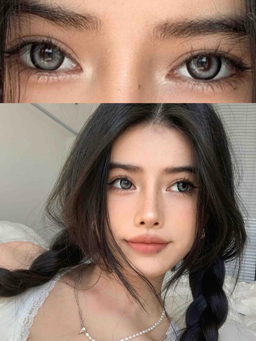 【日抛美瞳】 虎纹鲨Sincecon  |  大直径14.5，着色直径13.9 基弧8.8 含水43％  |【同品牌多盒购买更划算，具体活动可以咨询在线客服】大直径混血日抛 商品图10