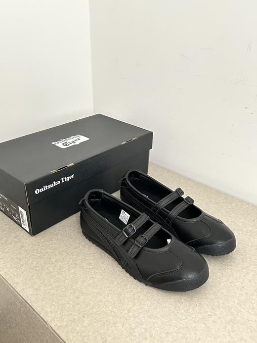 点此购买 亚瑟士鬼冢虎MEXICO 66 TGRS女士玛丽珍蕾丝花边芭蕾舞鞋 98 316920 商品图3